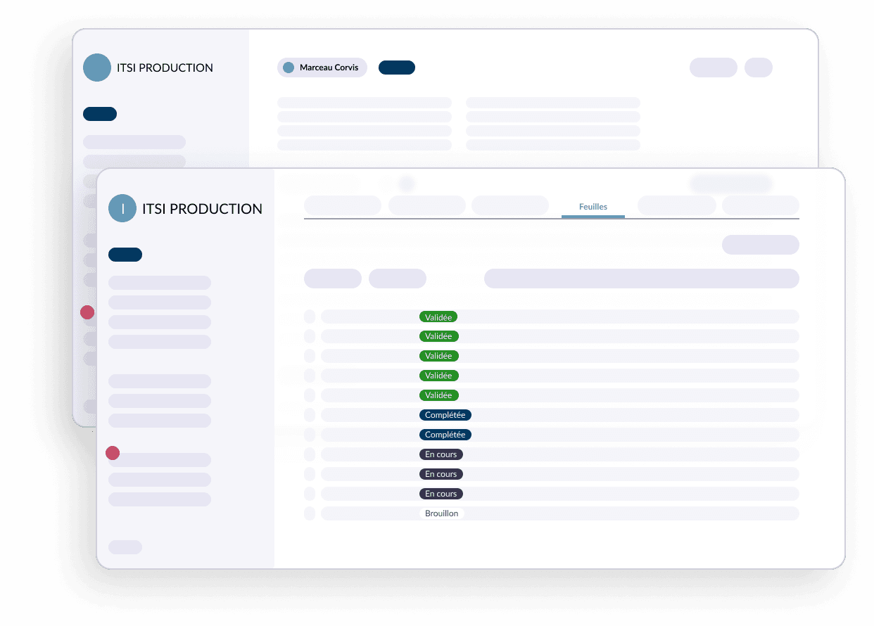 Illustration de l'export des feuilles